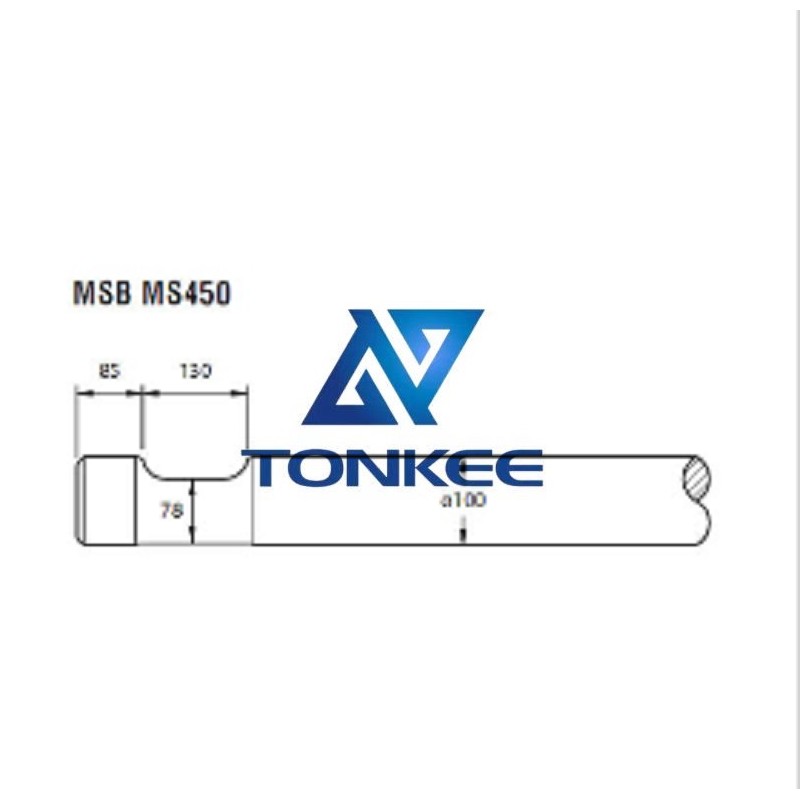MSB MS450 tool 100MM, chisel hydraulic hammer breaker | Partsdic®