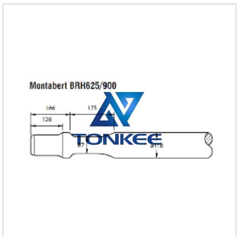 China Montabert BRH625 118MM chisel hydraulic hammer breaker | Partsdic®