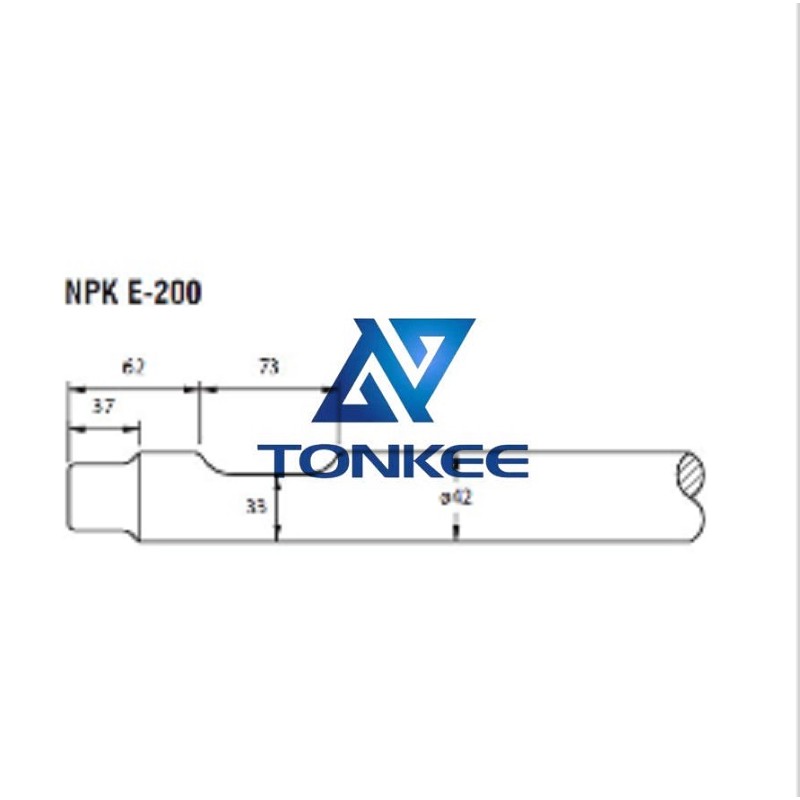 Hot sale NPK E-200 Tool 42MM chisel hydraulic hammer breaker | Partsdic®