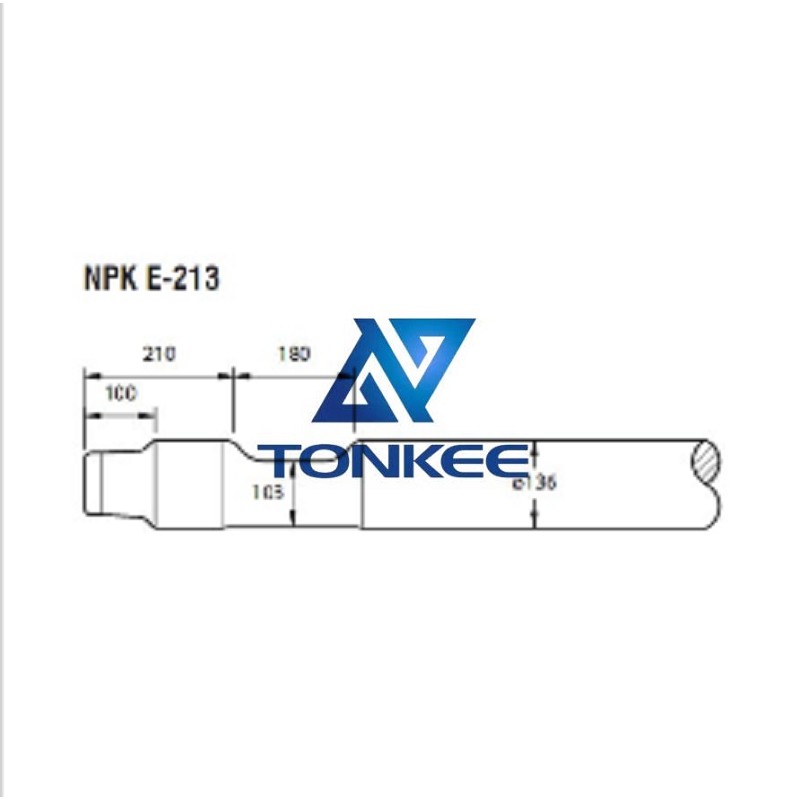 Hot sale NPK E-213 Tool 136MM chisel hydraulic hammer breaker | Partsdic®