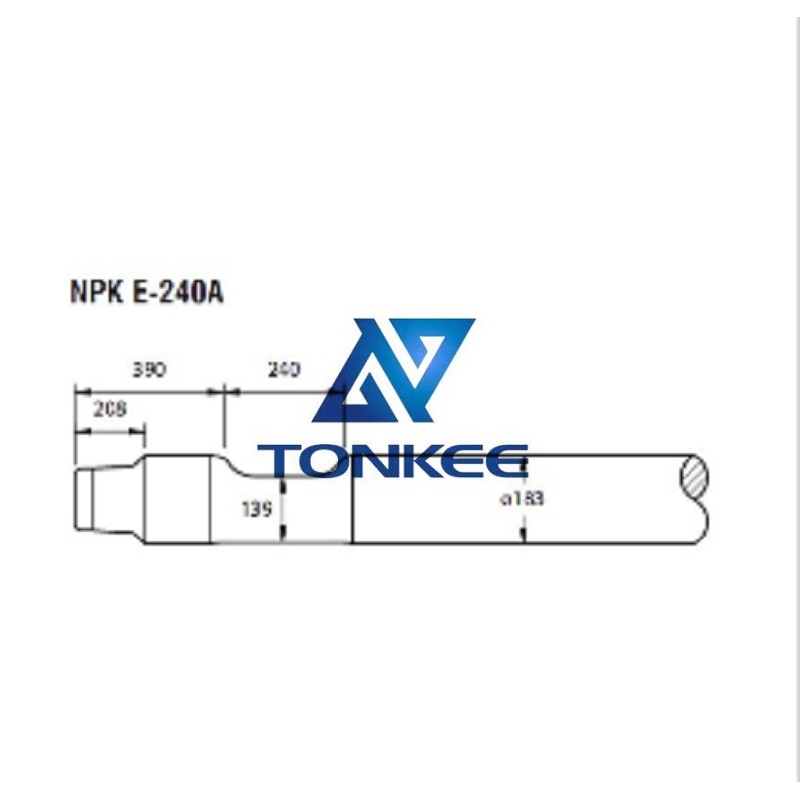 Buy NPK E-240A Tool 183MM chisel hydraulic hammer breaker | Partsdic®