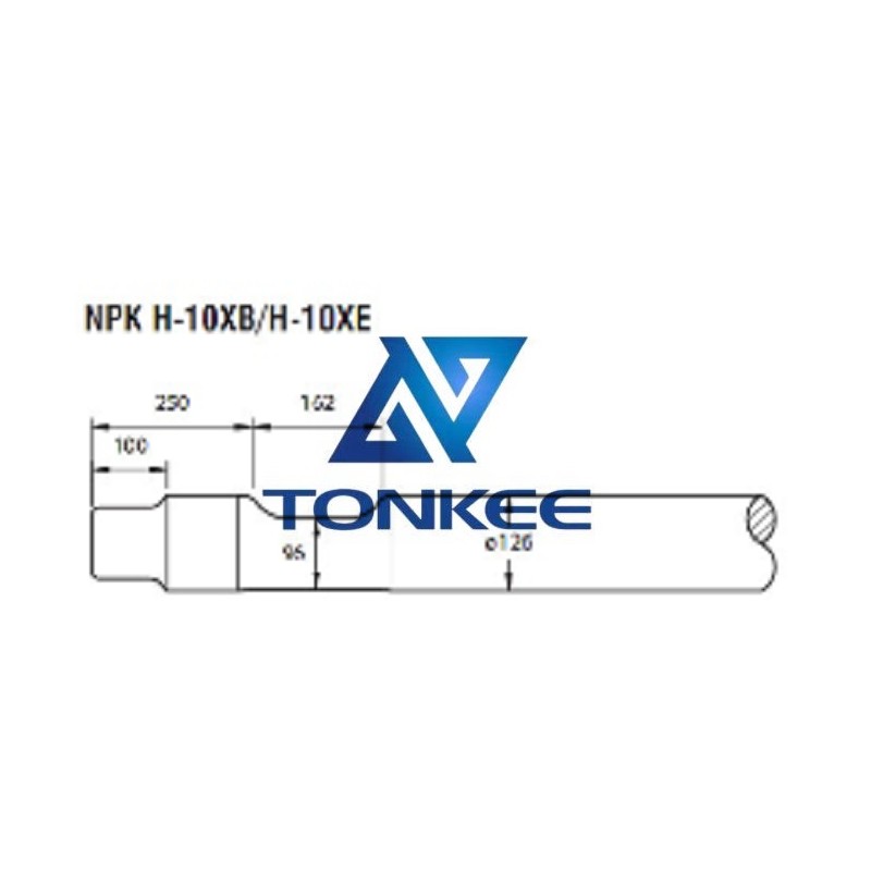 Buy NPK H-10XBH-10XE Tool 126MM chisel hydraulic hammer breaker | Partsdic®