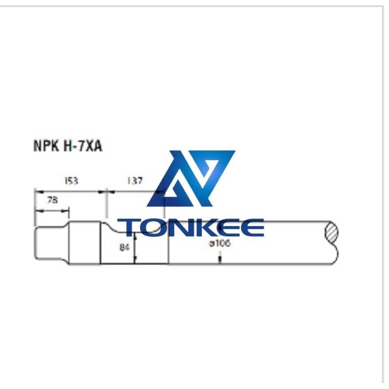 China NPK H-7XA Tool 106MM chisel hydraulic hammer breaker | Partsdic®